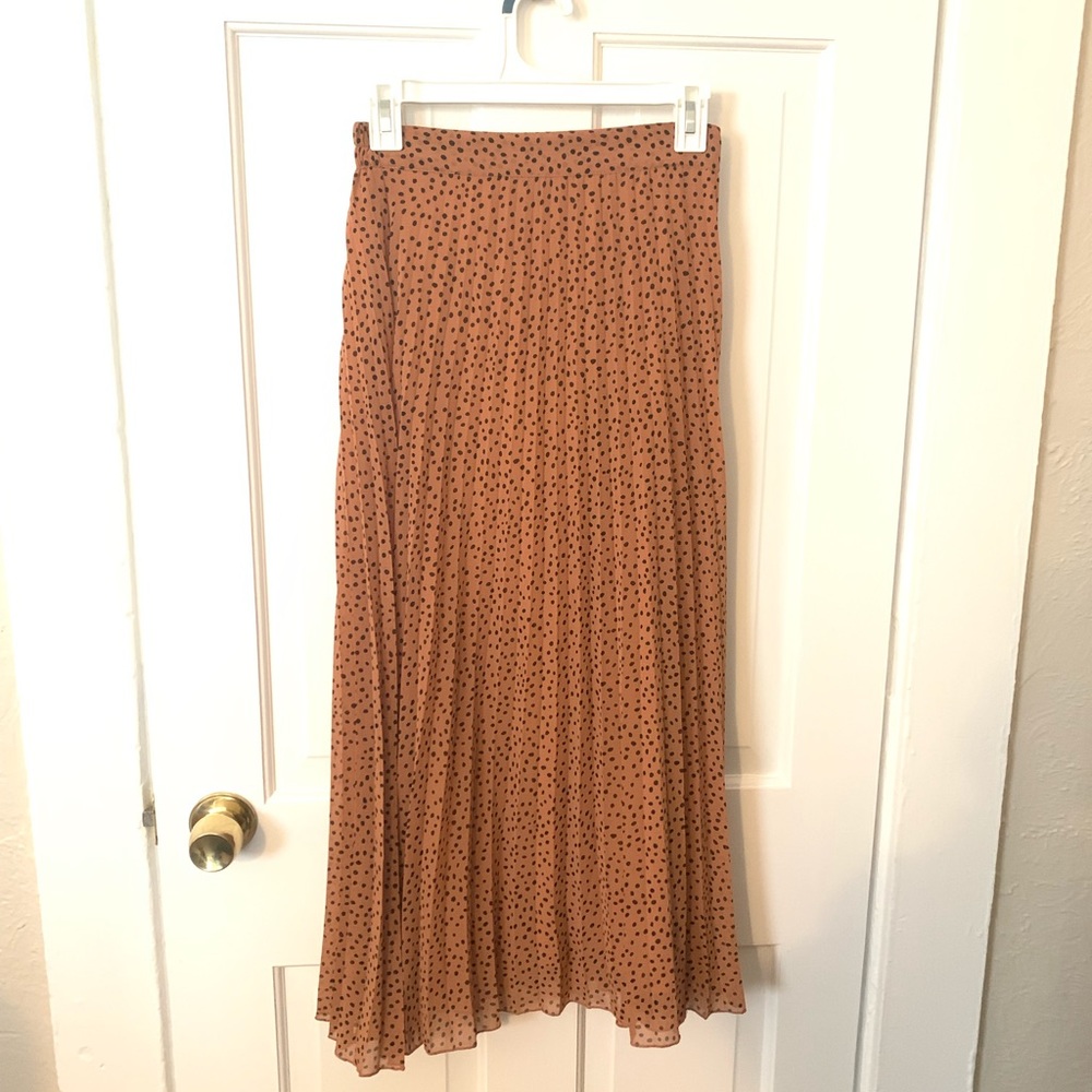 Polka Dot Maxi Skirt